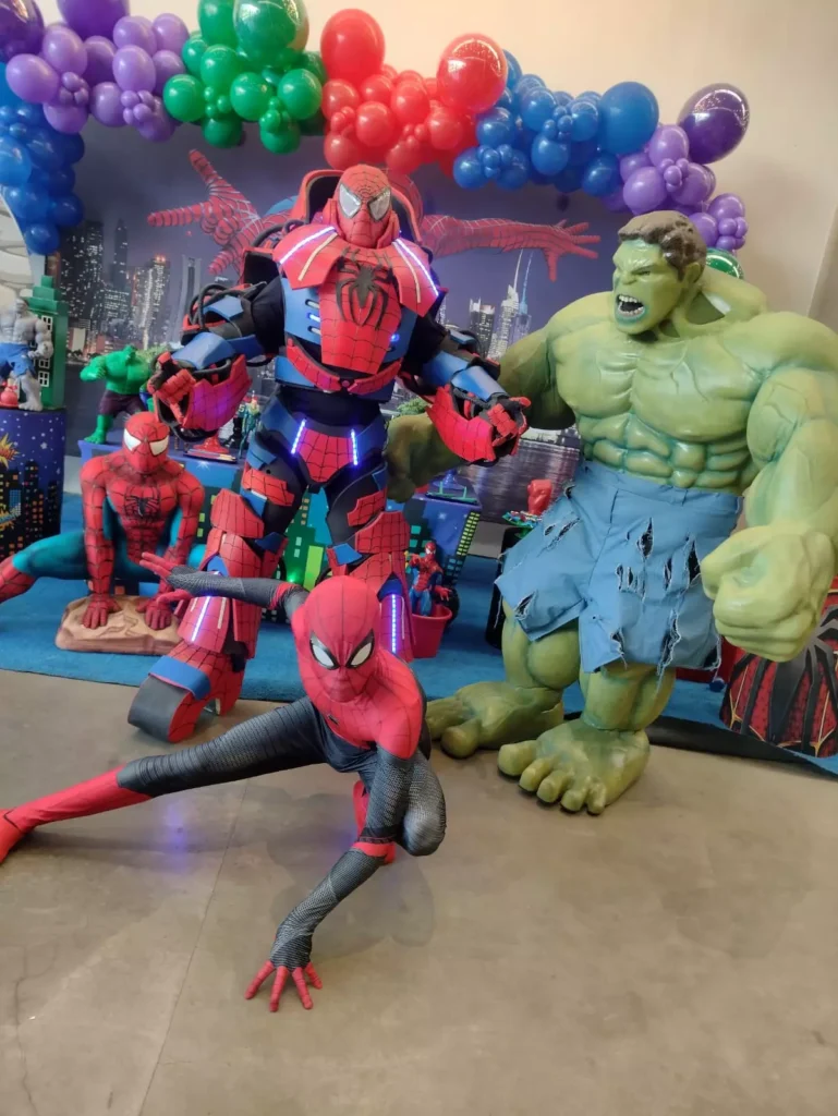 contratar robo aranha para eventos