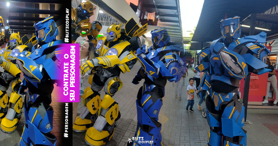 Optimus Prime Personagem Vivo - Blitz Cosplay